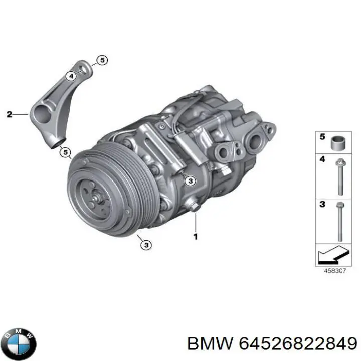  Compresor de aire acondicionado para BMW X5 G05, F95