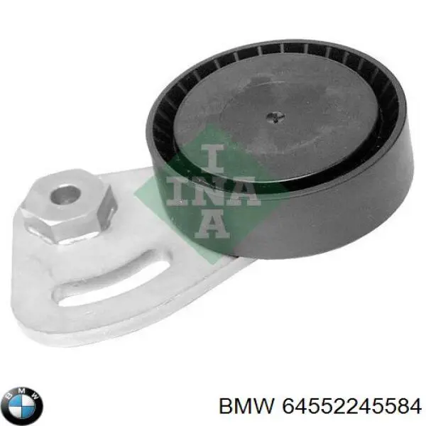 64552245584 BMW tensor de correa, correa poli v