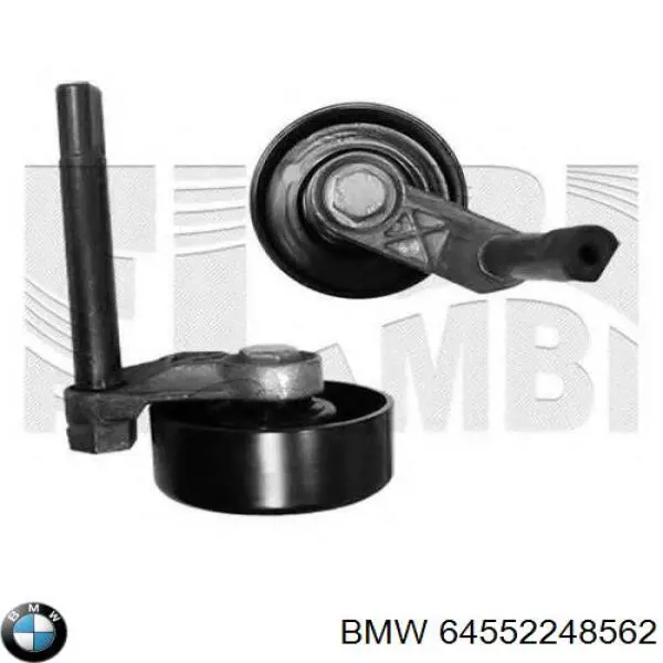 64552248562 BMW rodillo, correa trapecial poli v