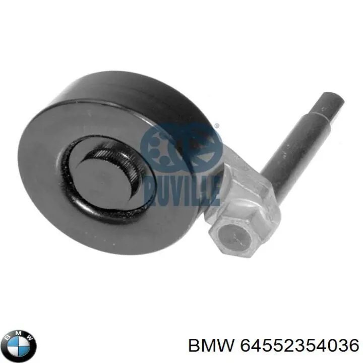 64552354036 BMW rodillo, correa trapecial poli v