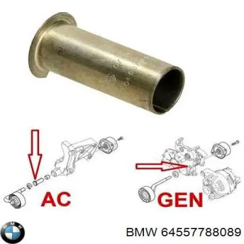  Manguito, Amortiguador vibraciones, Correa trapecial, Tensor de correa para BMW X3 E83