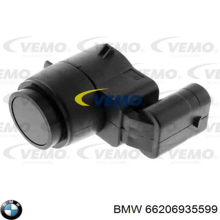 66206935599 BMW sensor de alarma de estacionamiento(packtronic Delantero/Trasero Central)