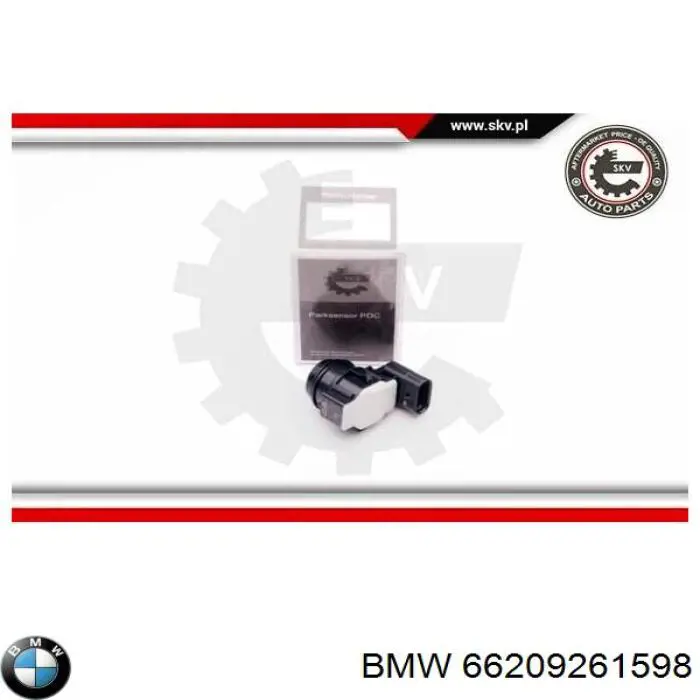 66209261598 BMW sensor alarma de estacionamiento trasero