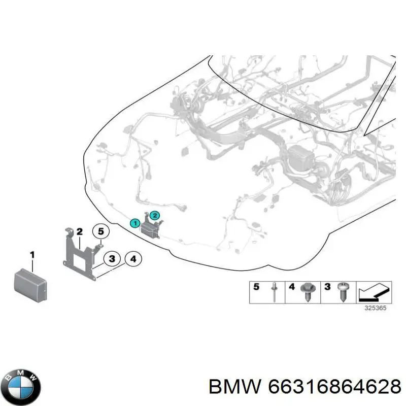  Sensor De Distancia Por Radar para BMW X3 F25