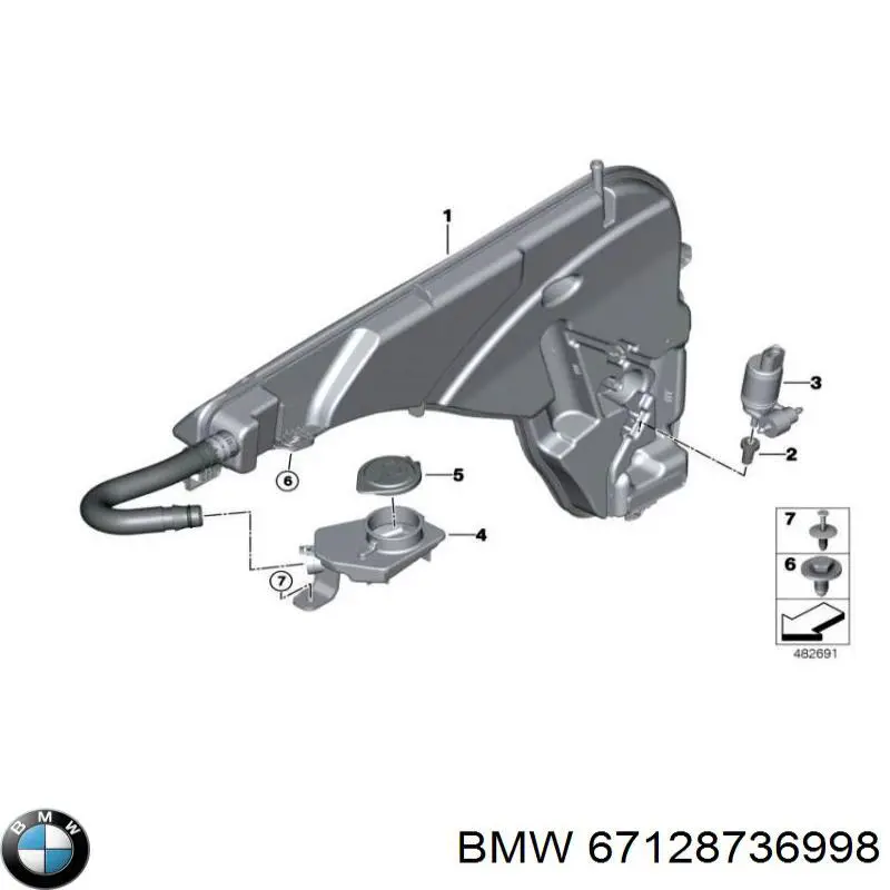 67128736998 BMW 