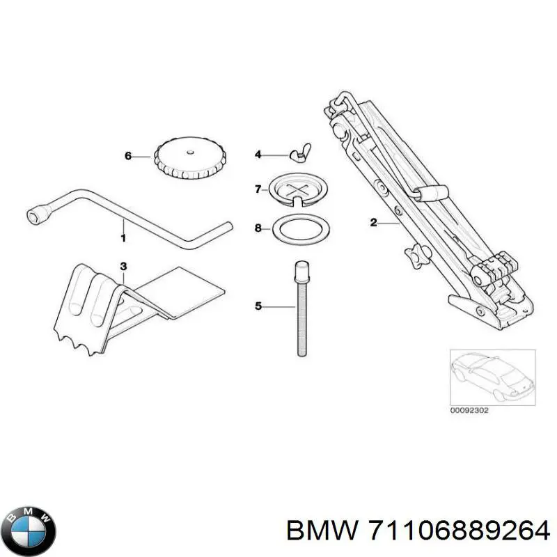 71106889264 BMW 