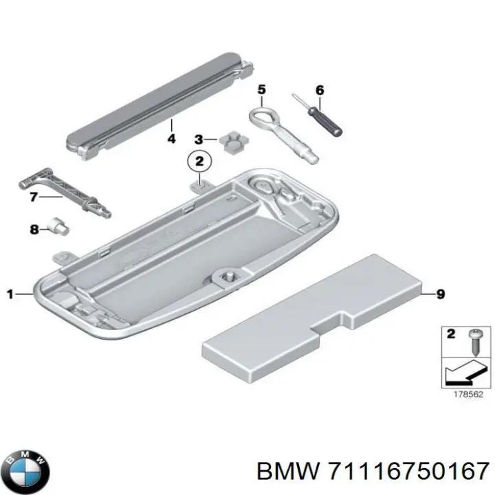 71116750167 BMW 