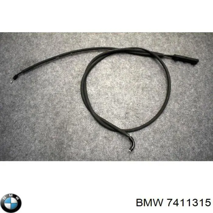 7411315 BMW cable de apertura de capó del motor