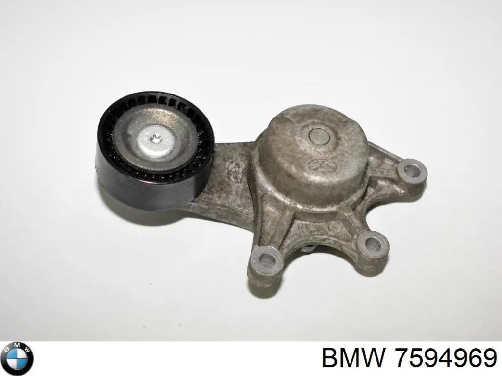 7594969 BMW tensor de correa, correa poli v