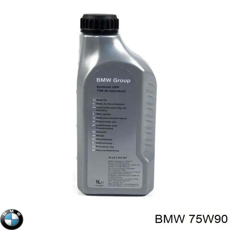 75W90 BMW aceite transmisión