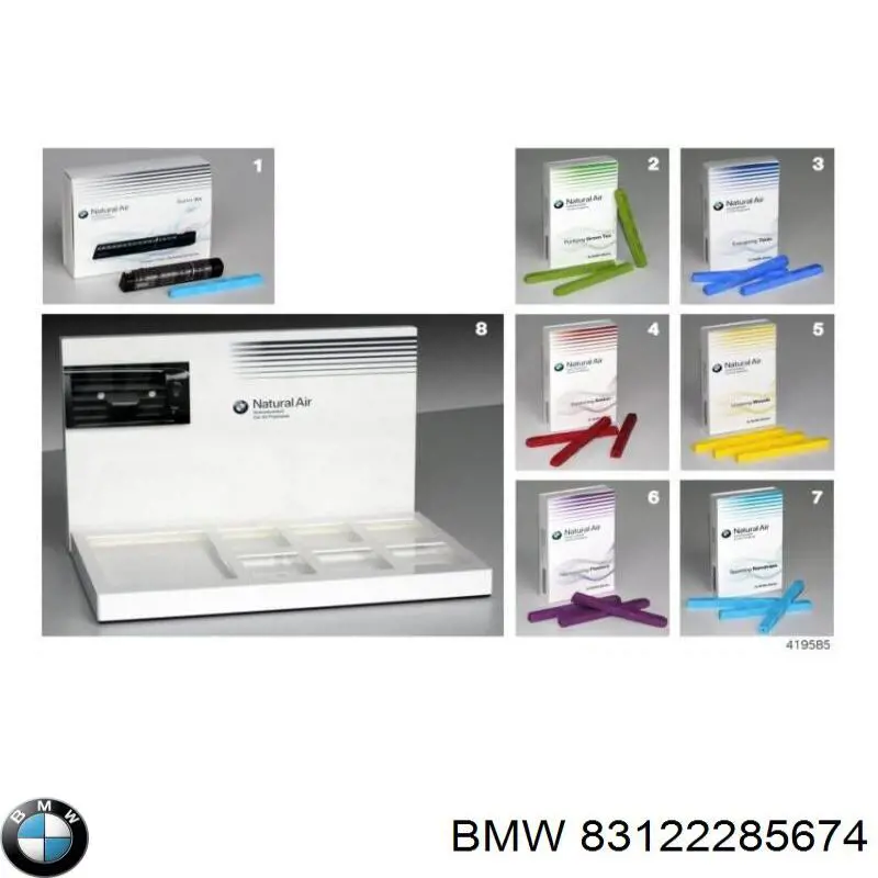 83122285674 BMW aromatizante panel