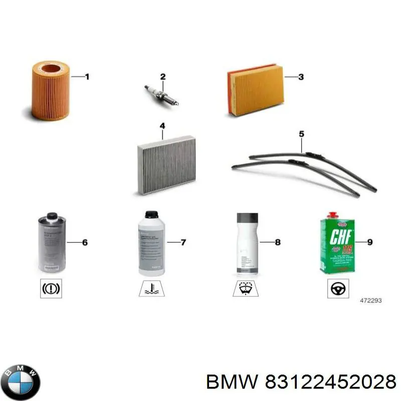 83122452028 BMW limpiacristales