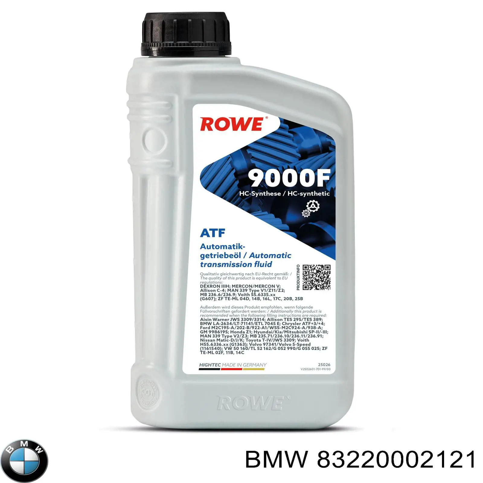 83220002121 BMW aceite transmisión