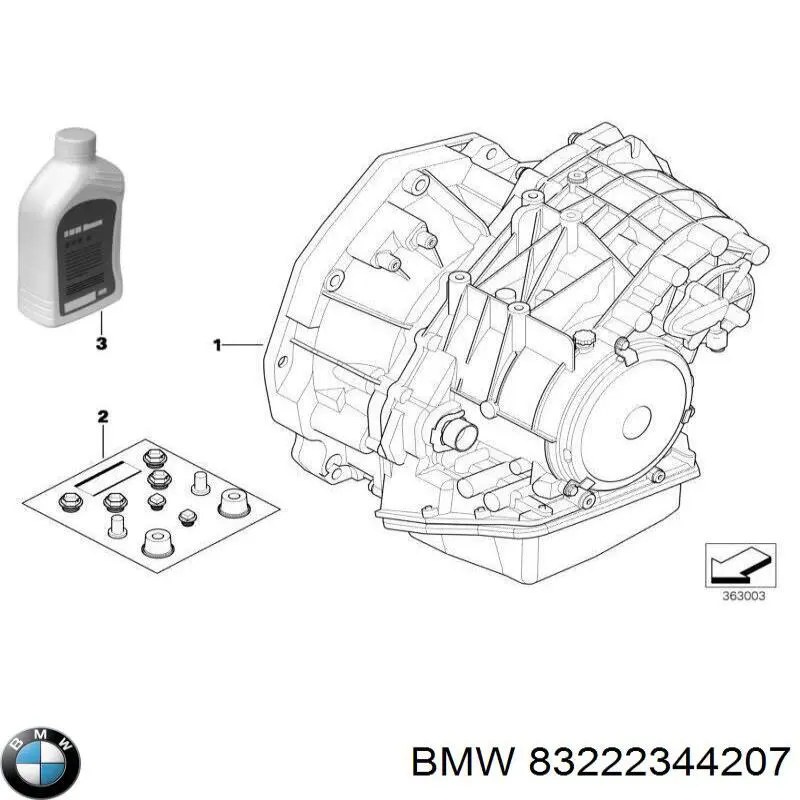 83222344207 BMW aceite transmisión