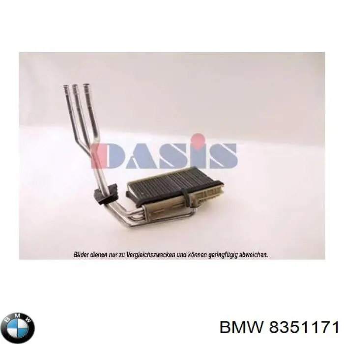 8351171 BMW radiador de calefacción