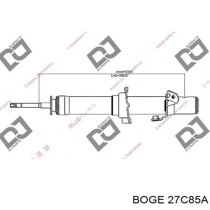  Amortiguador delantero derecho para Honda Accord 5 