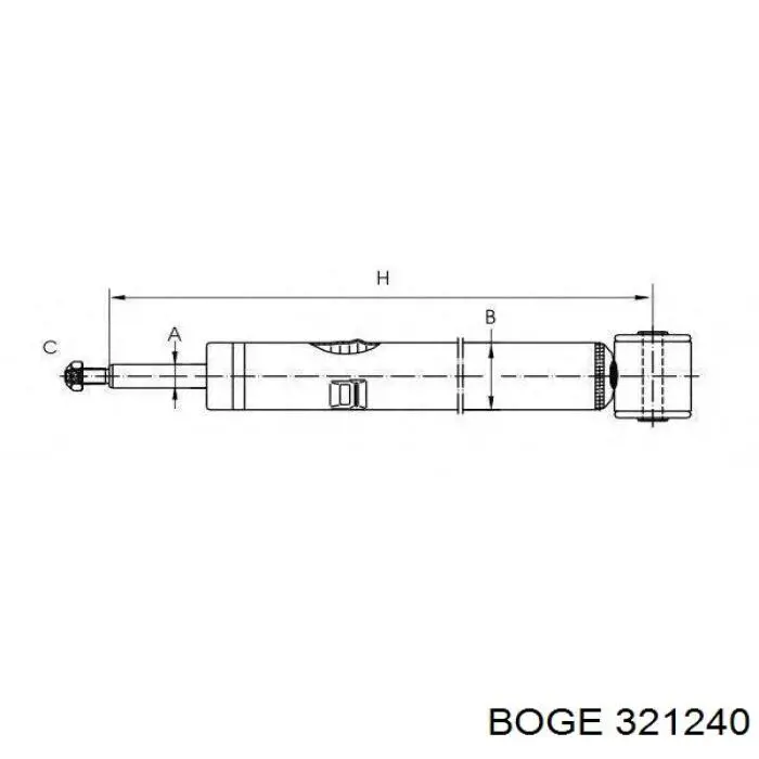 32-124-0 Boge amortiguador trasero