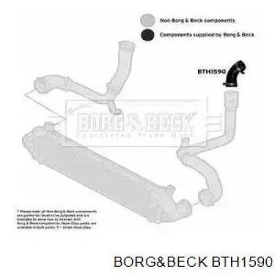  Tubo flexible de aire de sobrealimentación superior izquierdo para Ford Mondeo 4 