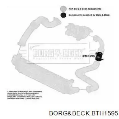  Tubo flexible de aire de sobrealimentación izquierdo para Ford C-Max 