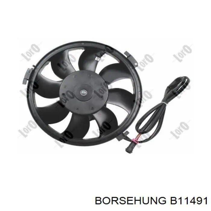 B11491 Borsehung ventilador (rodete +motor refrigeración del motor con electromotor completo)