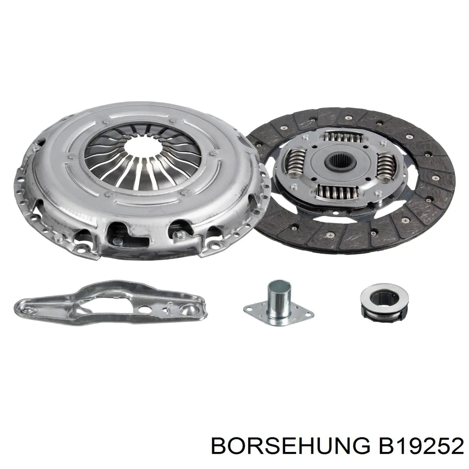 B19252 Borsehung kit de embrague (3 partes)