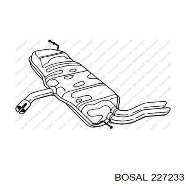 227-233 Bosal silenciador del medio