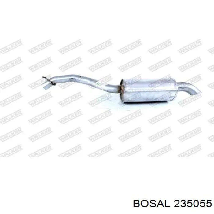  Silenciador posterior para Volvo S80 2 