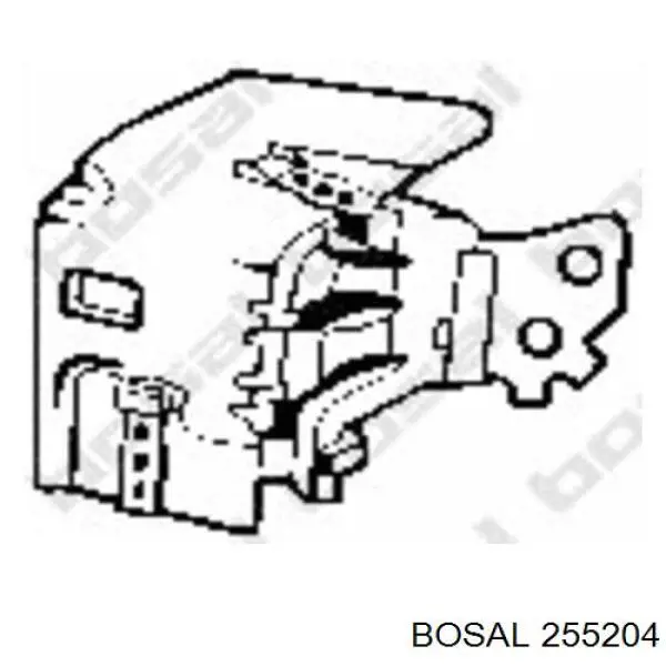  Abrazadera de silenciador trasera para Renault Megane 2 