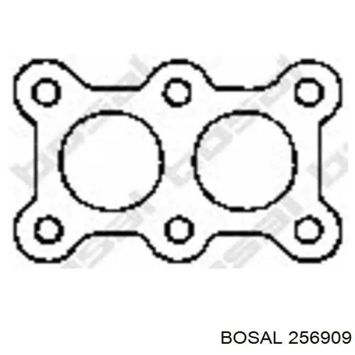  Junta De Tubo De Escape Silenciador para Seat Alhambra 7V8, 7V9