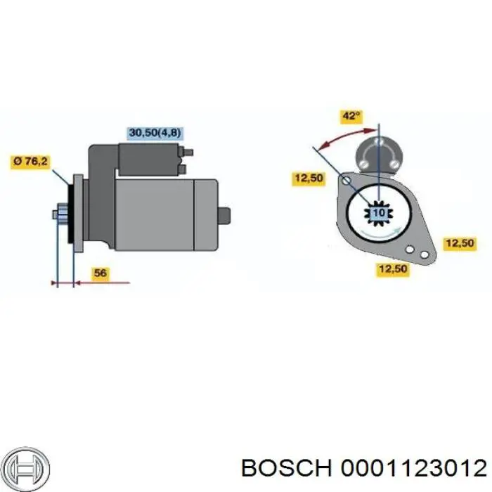 0986020250 VAG motor de arranque