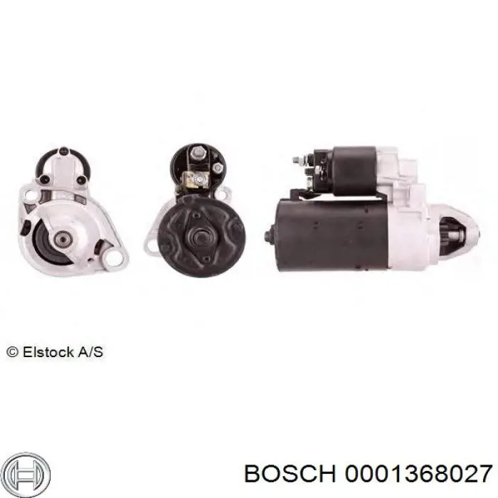 0001368027 Bosch motor de arranque