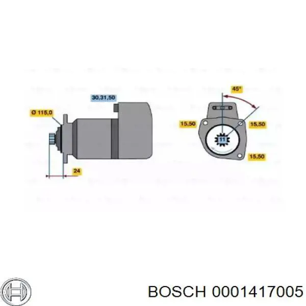 4782803 Iveco motor de arranque