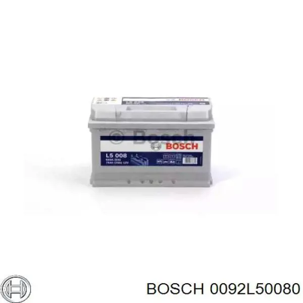 0092L50080 Bosch batería de arranque