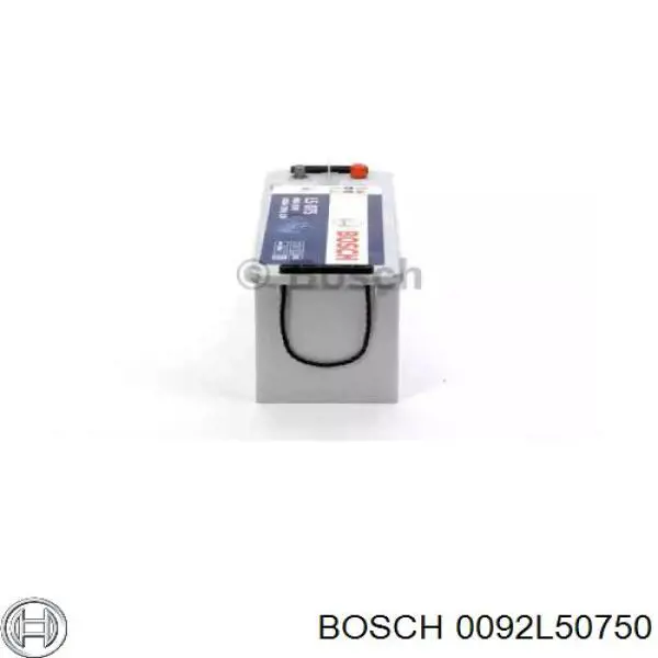 0092L50750 Bosch batería de arranque