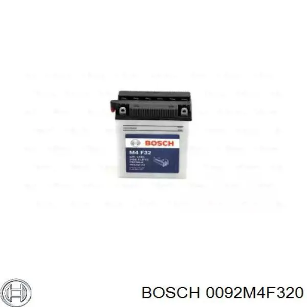 0092M4F320 Bosch batería de arranque