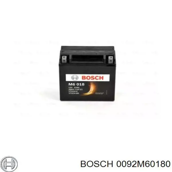 0092M60180 Bosch batería de arranque