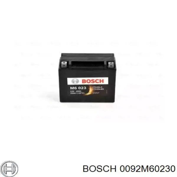 0092M60230 Bosch batería de arranque