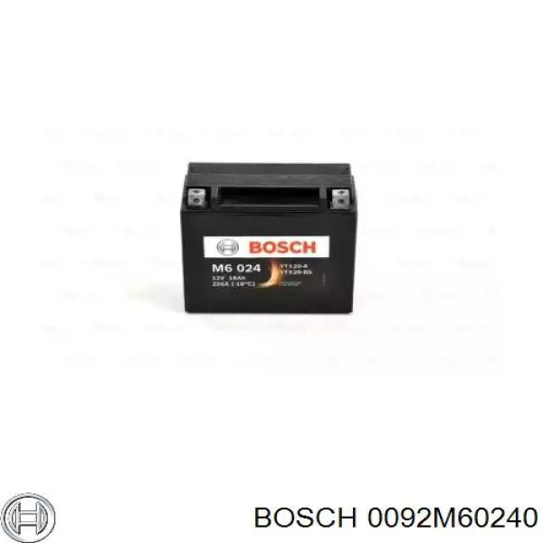 0092M60240 Bosch batería de arranque