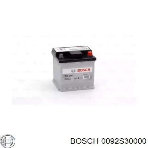 0092S30000 Bosch batería de arranque