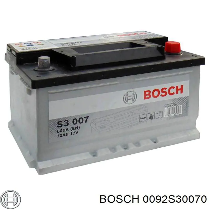 0092S30070 Bosch batería de arranque