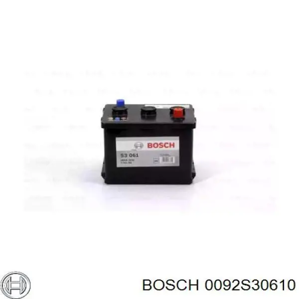 0092S30610 Bosch batería de arranque