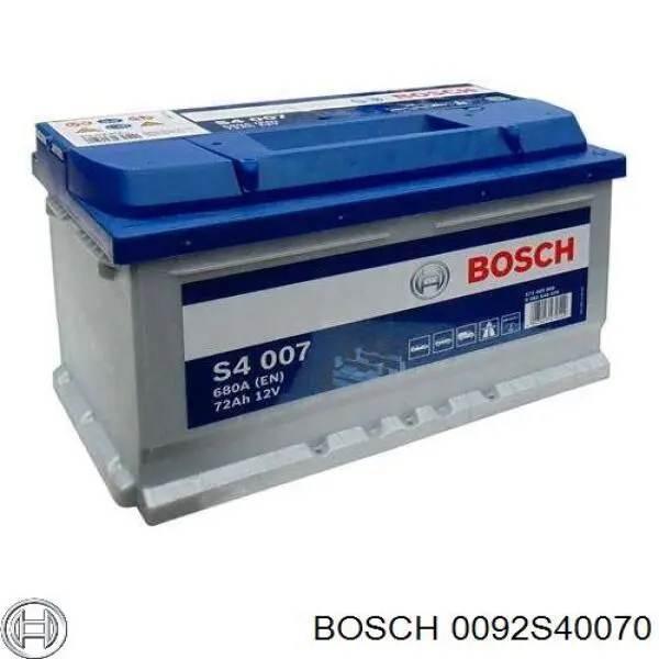 0092S40070 Bosch batería de arranque