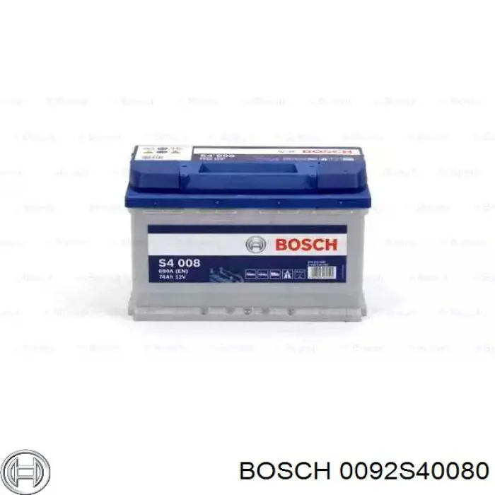 0092S40080 Bosch batería de arranque