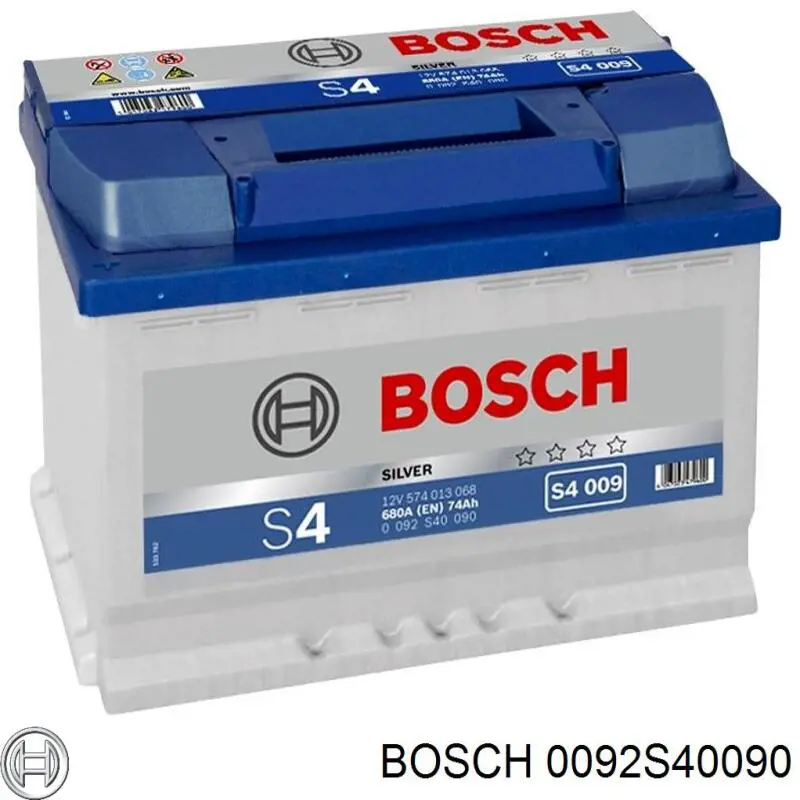 0092S40090 Bosch batería de arranque