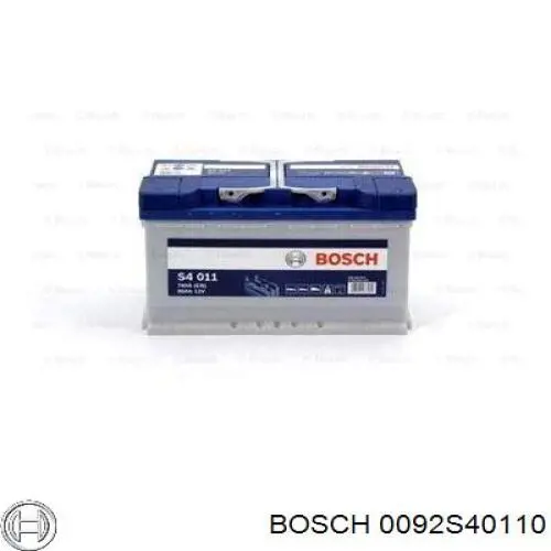 0092S40110 Bosch batería de arranque