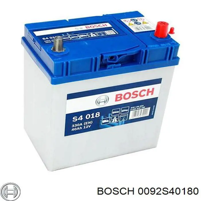 0092S40180 Bosch batería de arranque