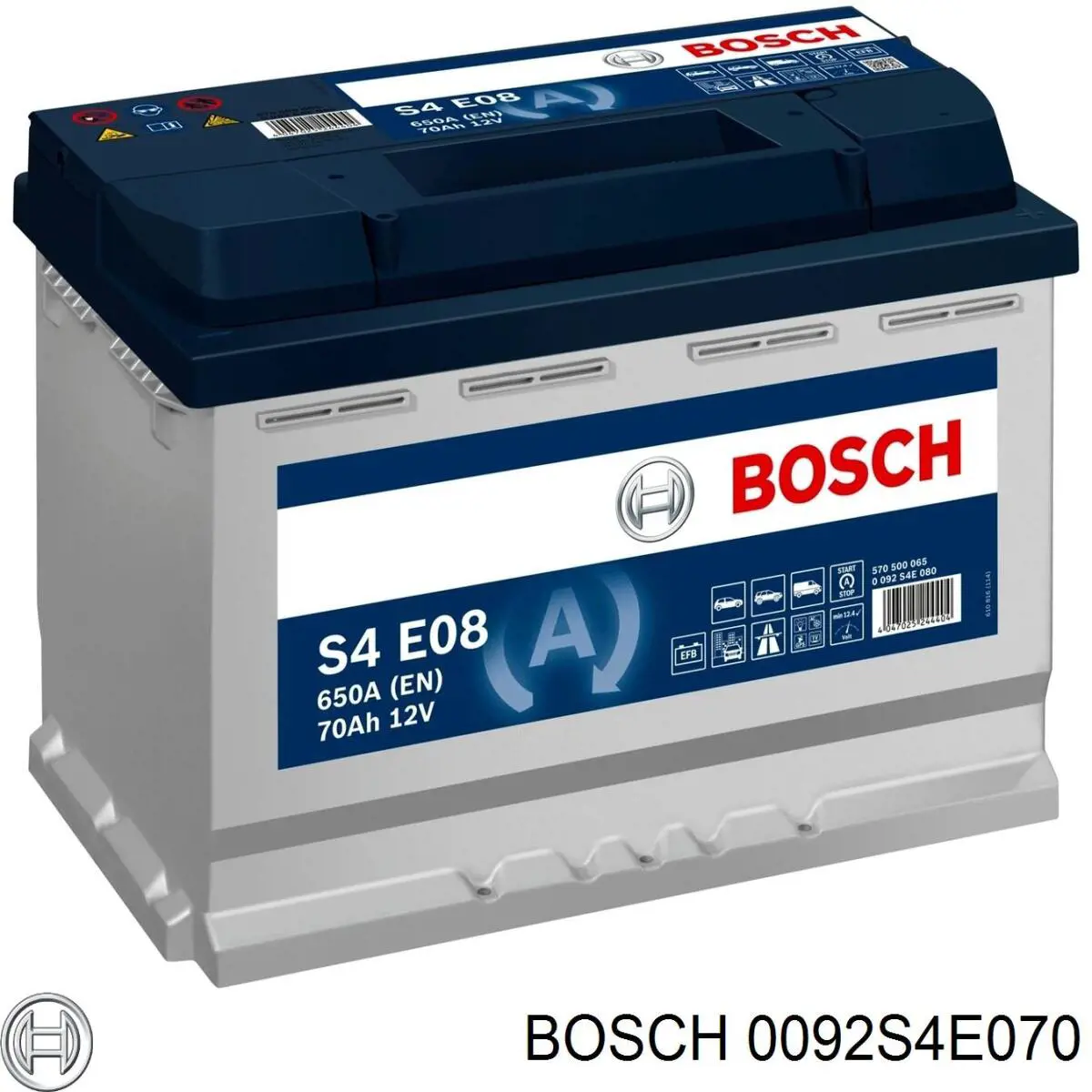 0092S4E070 Bosch batería de arranque