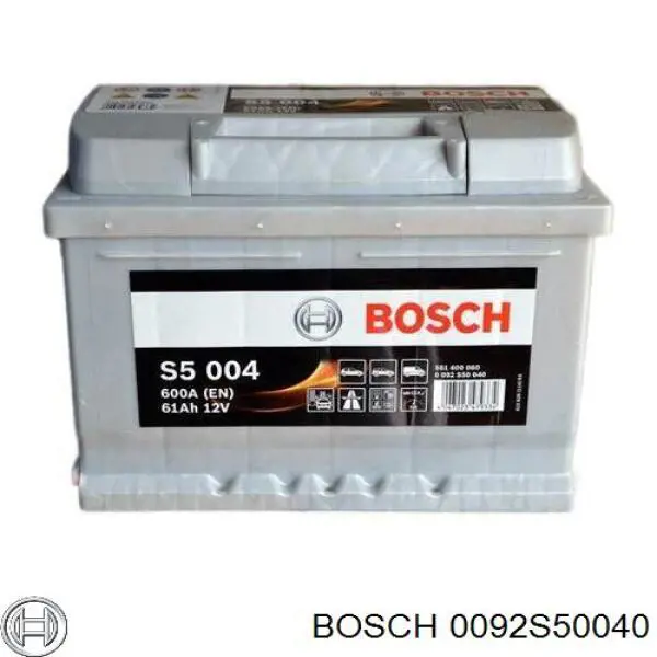 0092S50040 Bosch batería de arranque