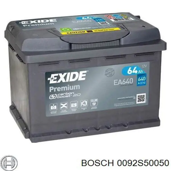 0092S50050 Bosch batería de arranque