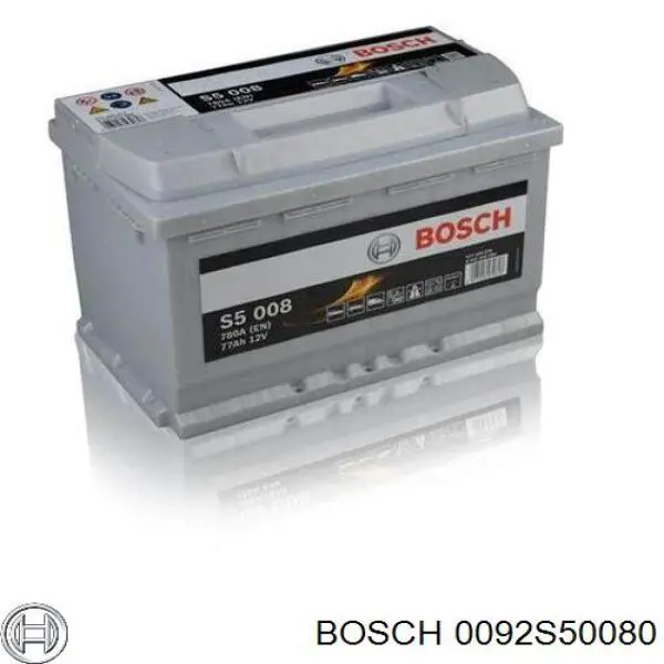 0092S50080 Bosch batería de arranque